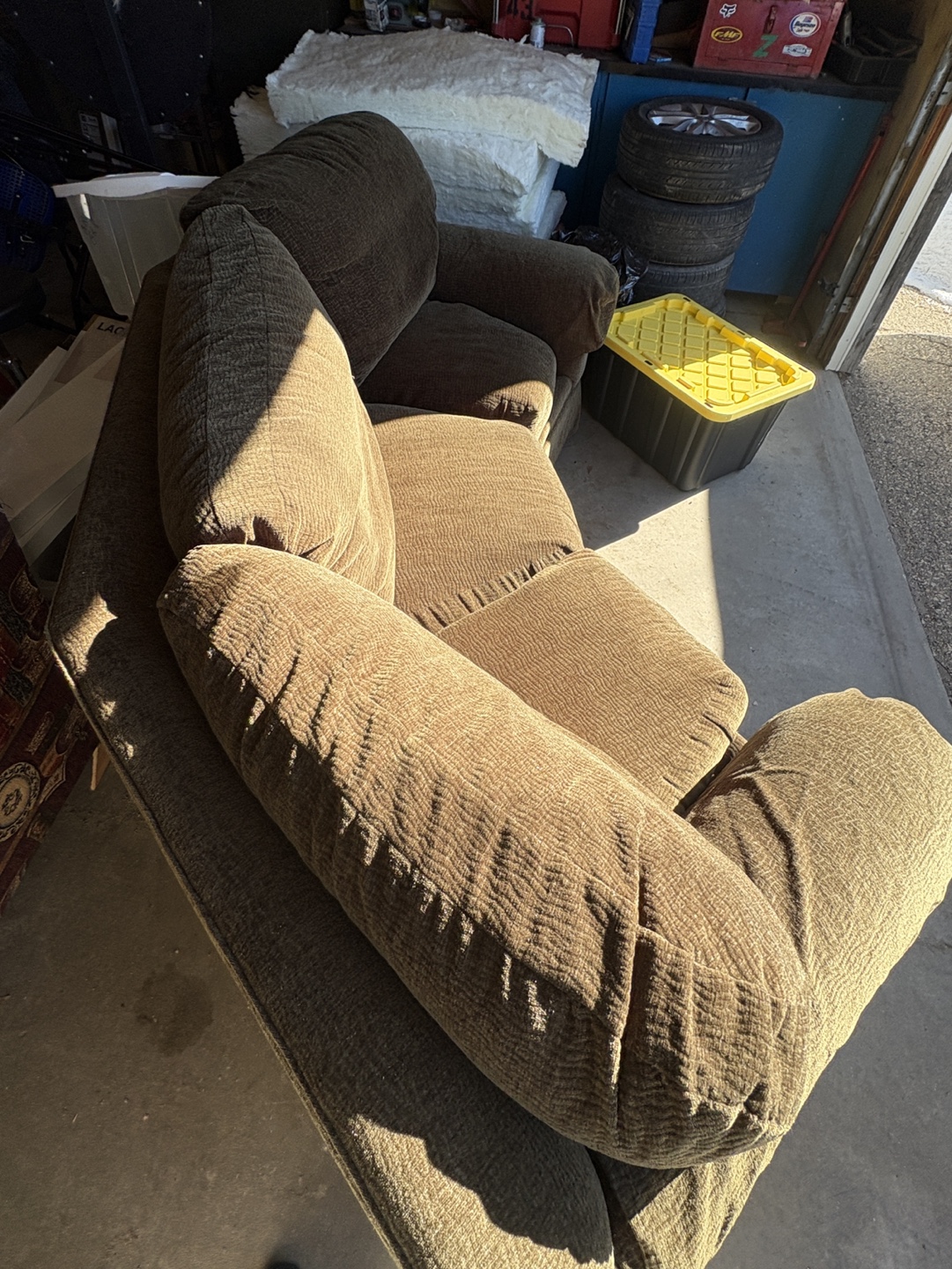 Olive Green Corner Sofa - photo 5