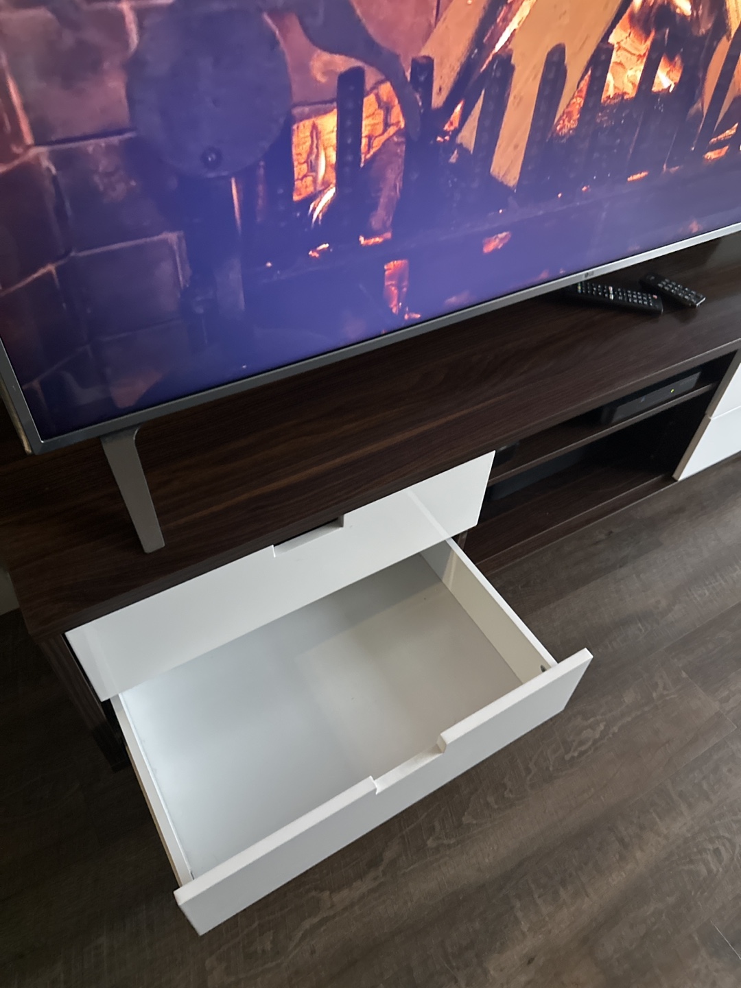 Mid-Century Modern TV Stand with Drawers - photo 5