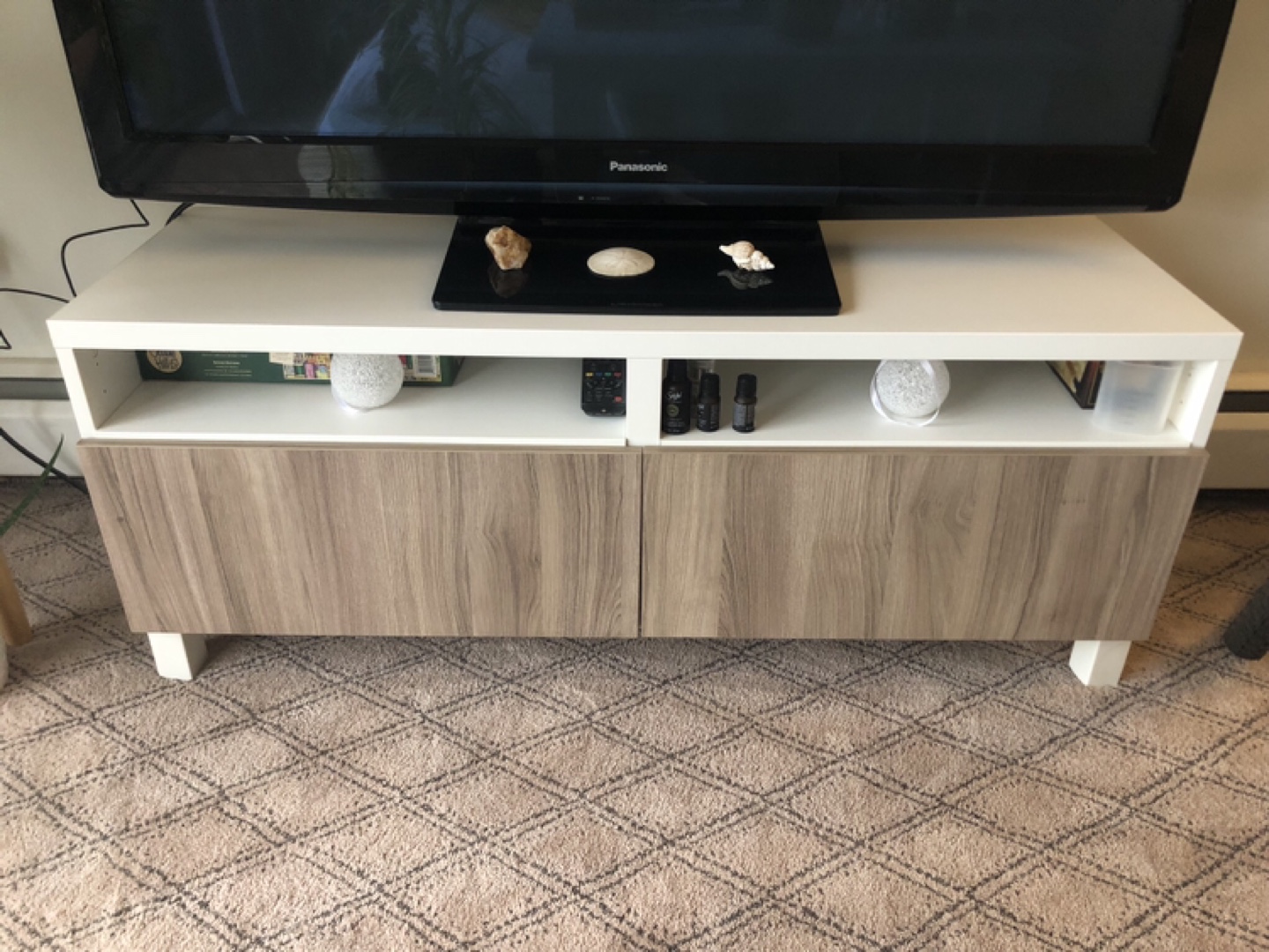 TV Stand with Two Drawers
