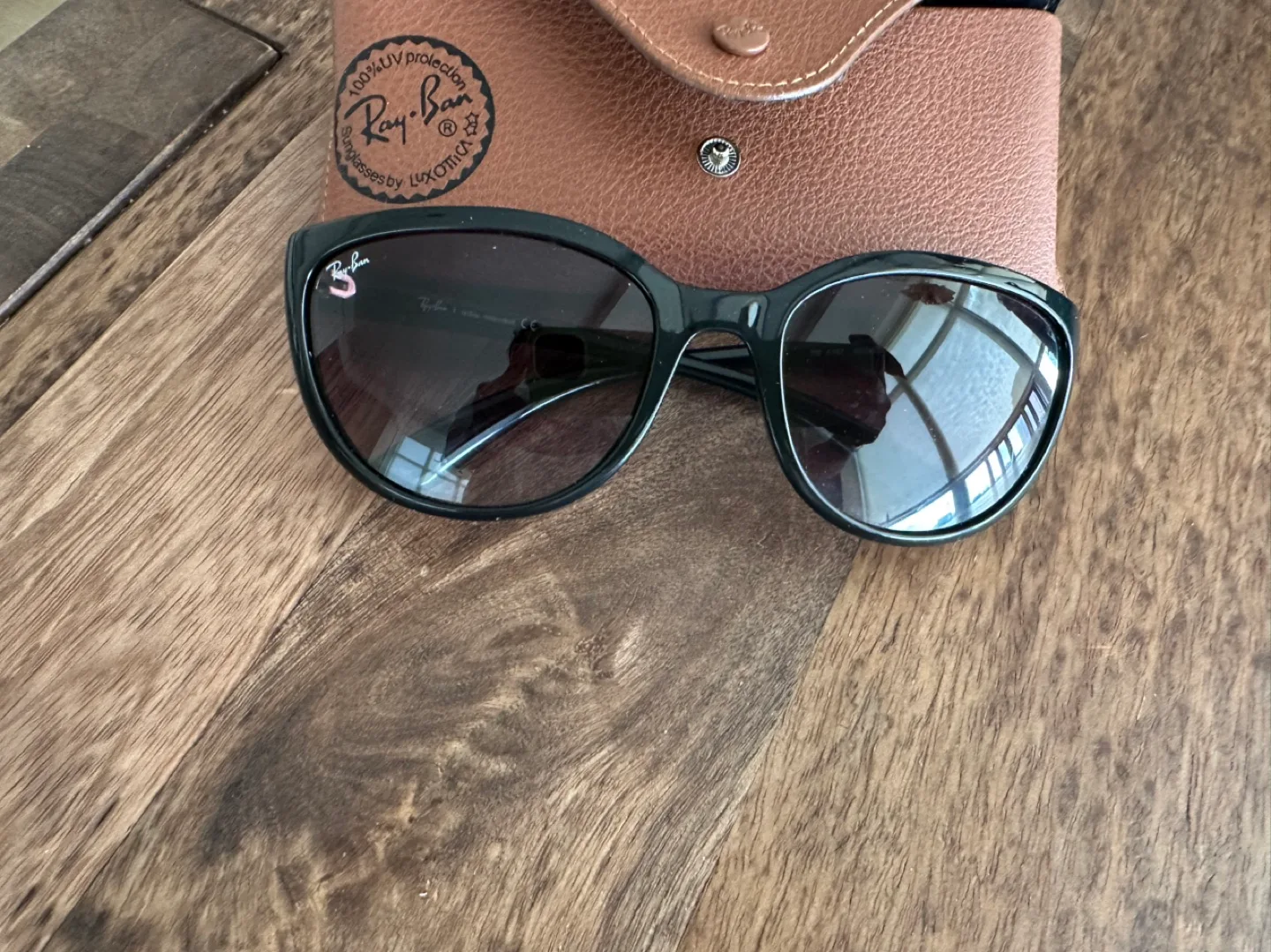 Ray-Ban RB4167 Sunglasses - Black Frame, Grey Lenses thumbnail