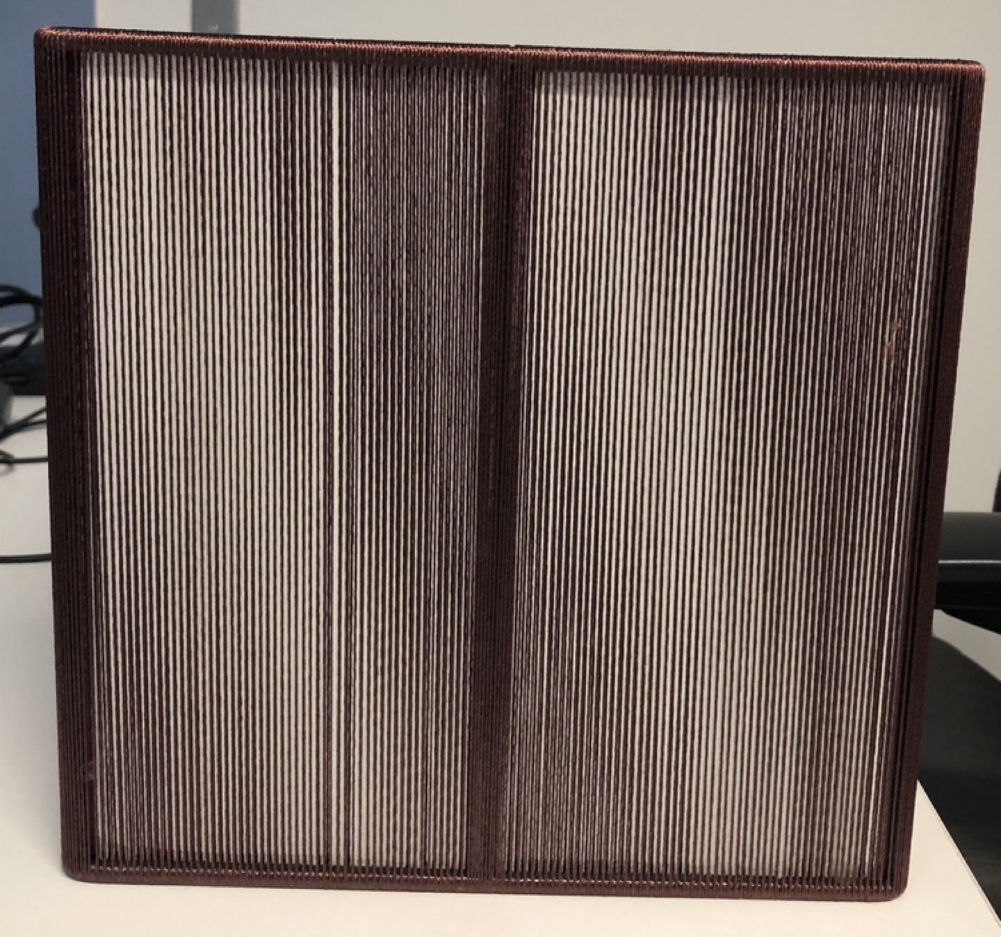 Dark Brown Square Lampshade - photo 5