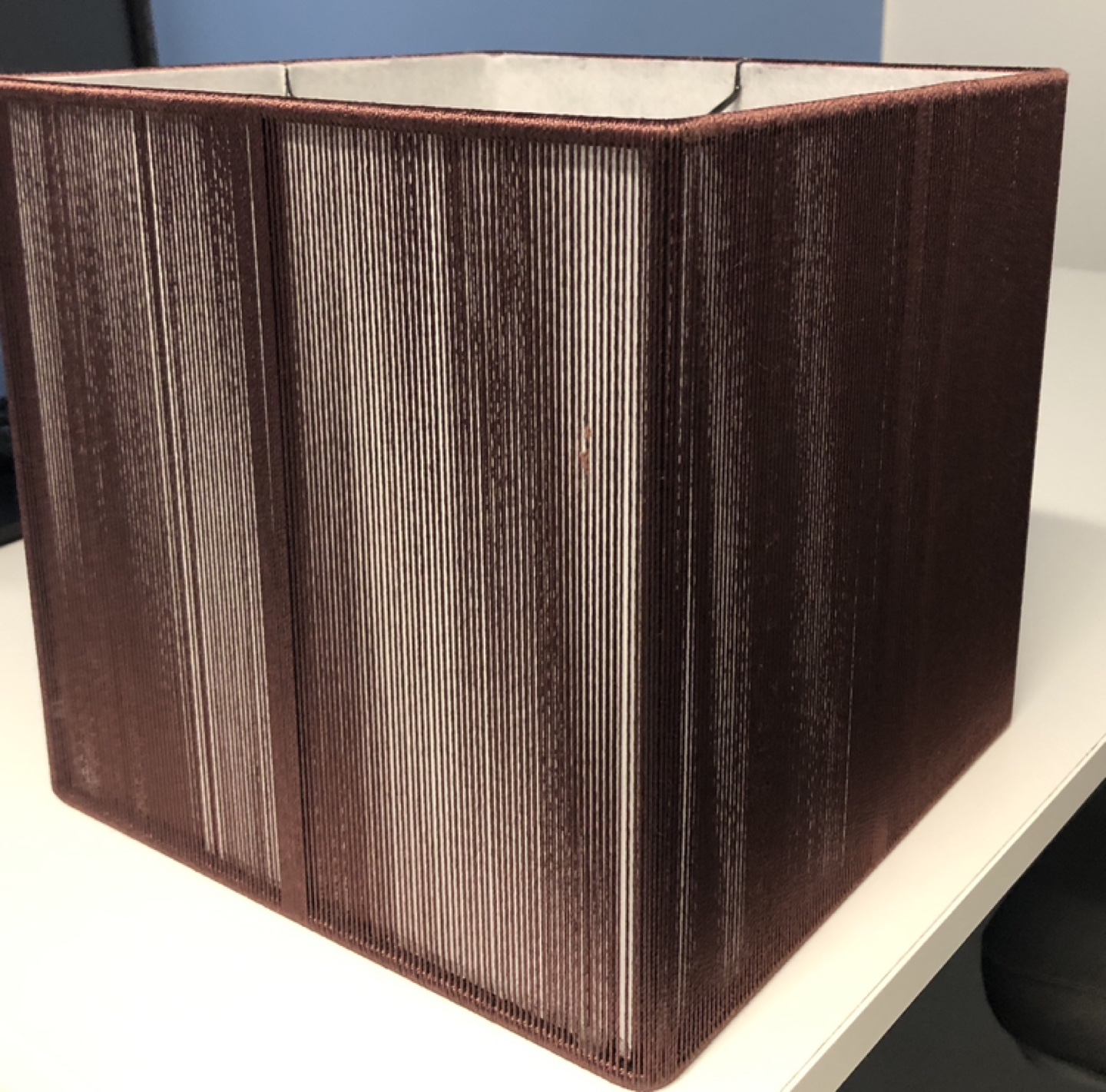 Dark Brown Square Lampshade - photo 4