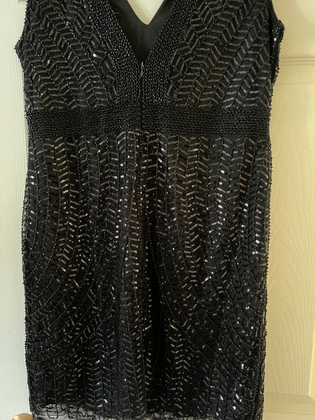 Black Sequin Mini Dress image indicator(5)