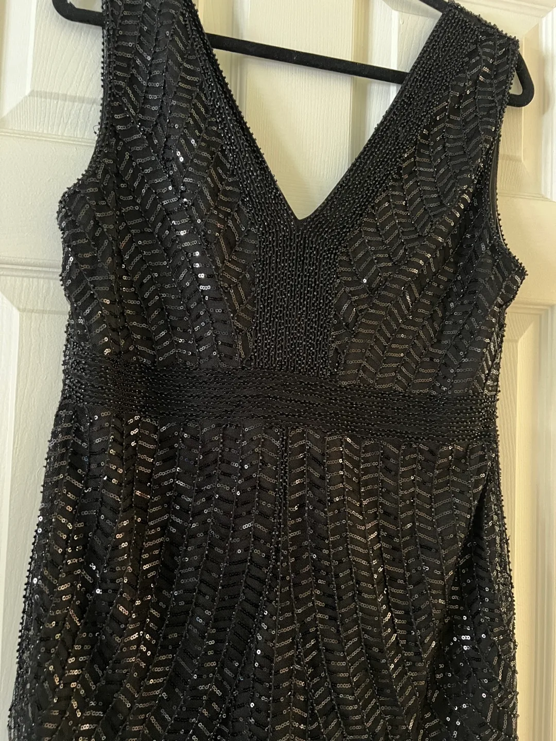 Black Sequin Mini Dress image indicator(8)