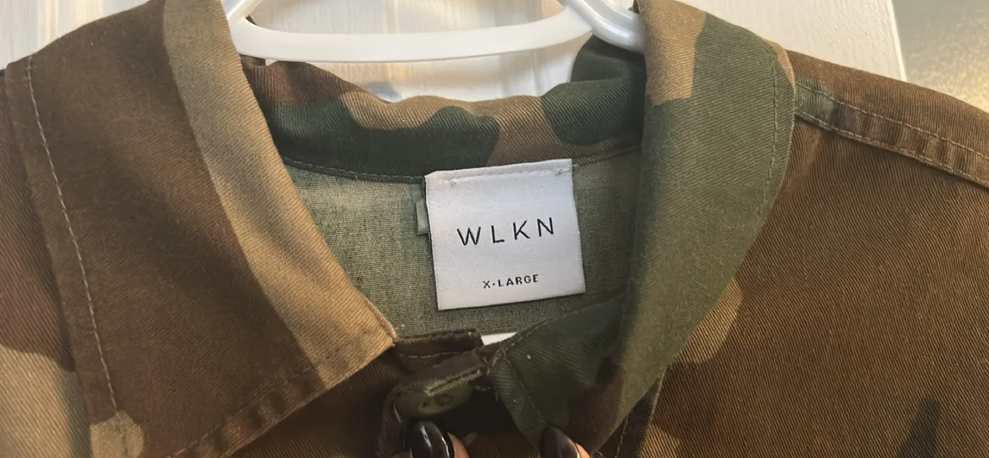 WLKN X-Large Camo Shirt Jacket - Life of Pablo Style Jacket image indicator(3)