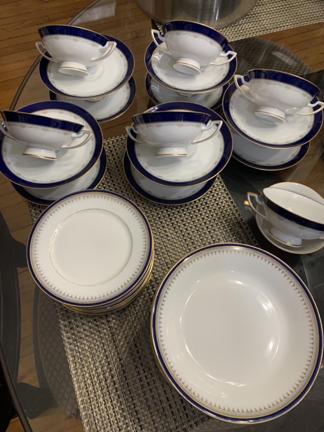 Royal Tettau Bavaria Germany Soup Bowls and Plates Set - photo 5