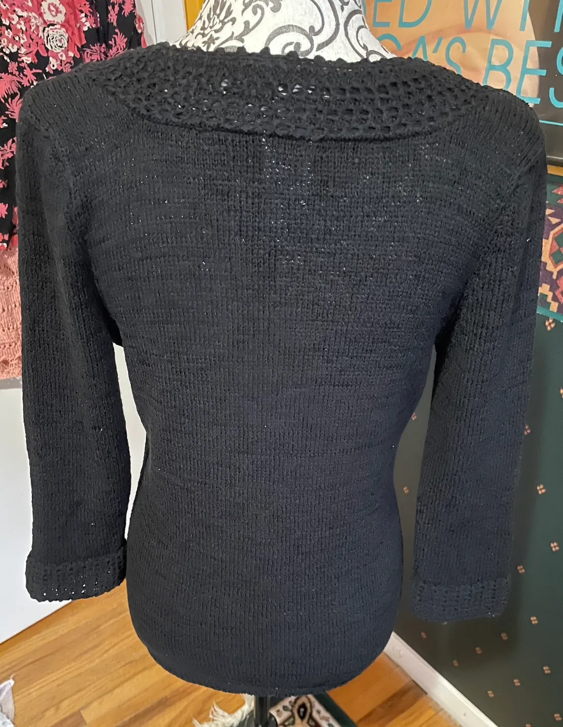 Nomi Black Knit Sweater - Size L/G image indicator(2)