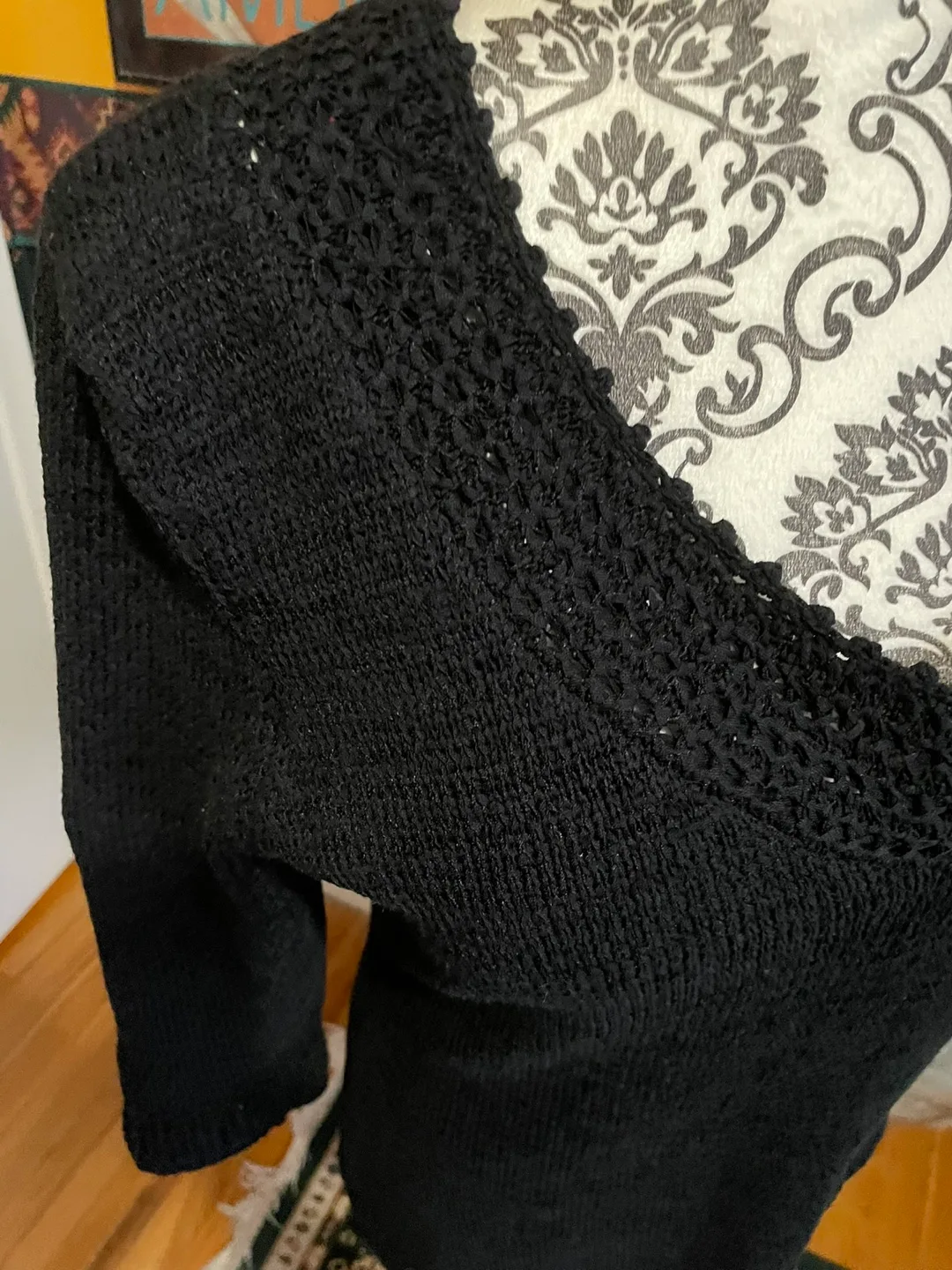 Nomi Black Knit Sweater - Size L/G image indicator(4)