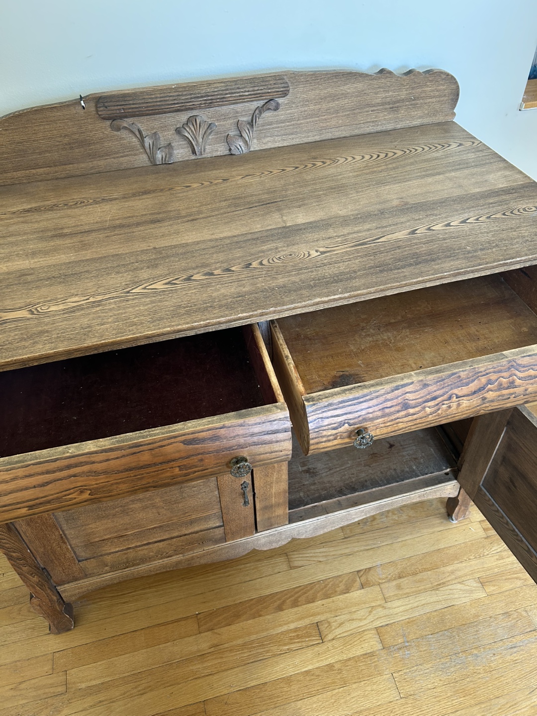 Antique Wooden Hutch - photo 2