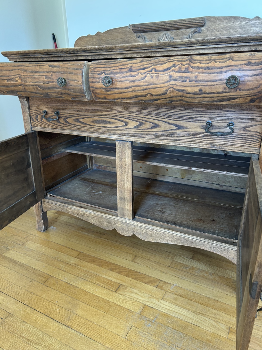 Antique Wooden Hutch - photo 3