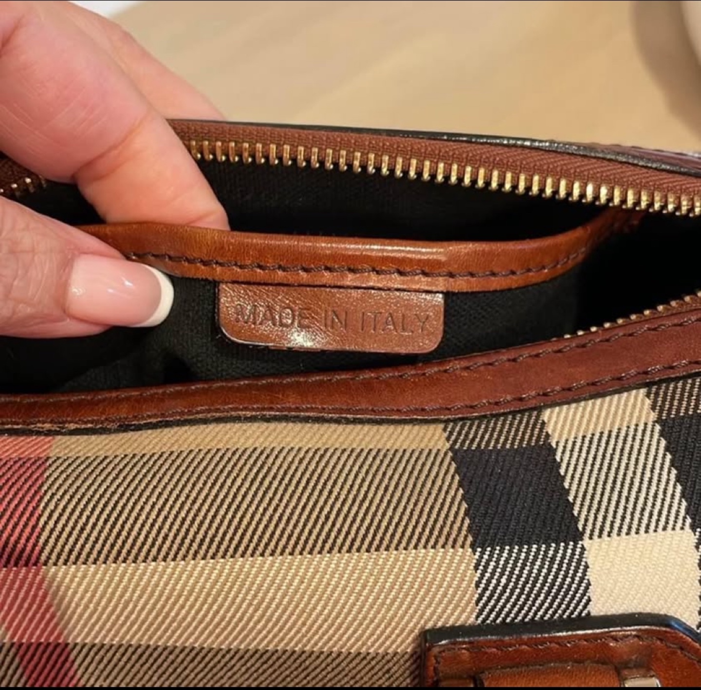 Burberry Alchester bridle bowling bag - photo 4