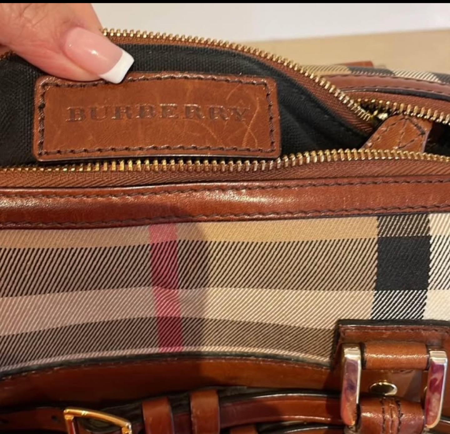 Burberry Alchester bridle bowling bag - photo 3