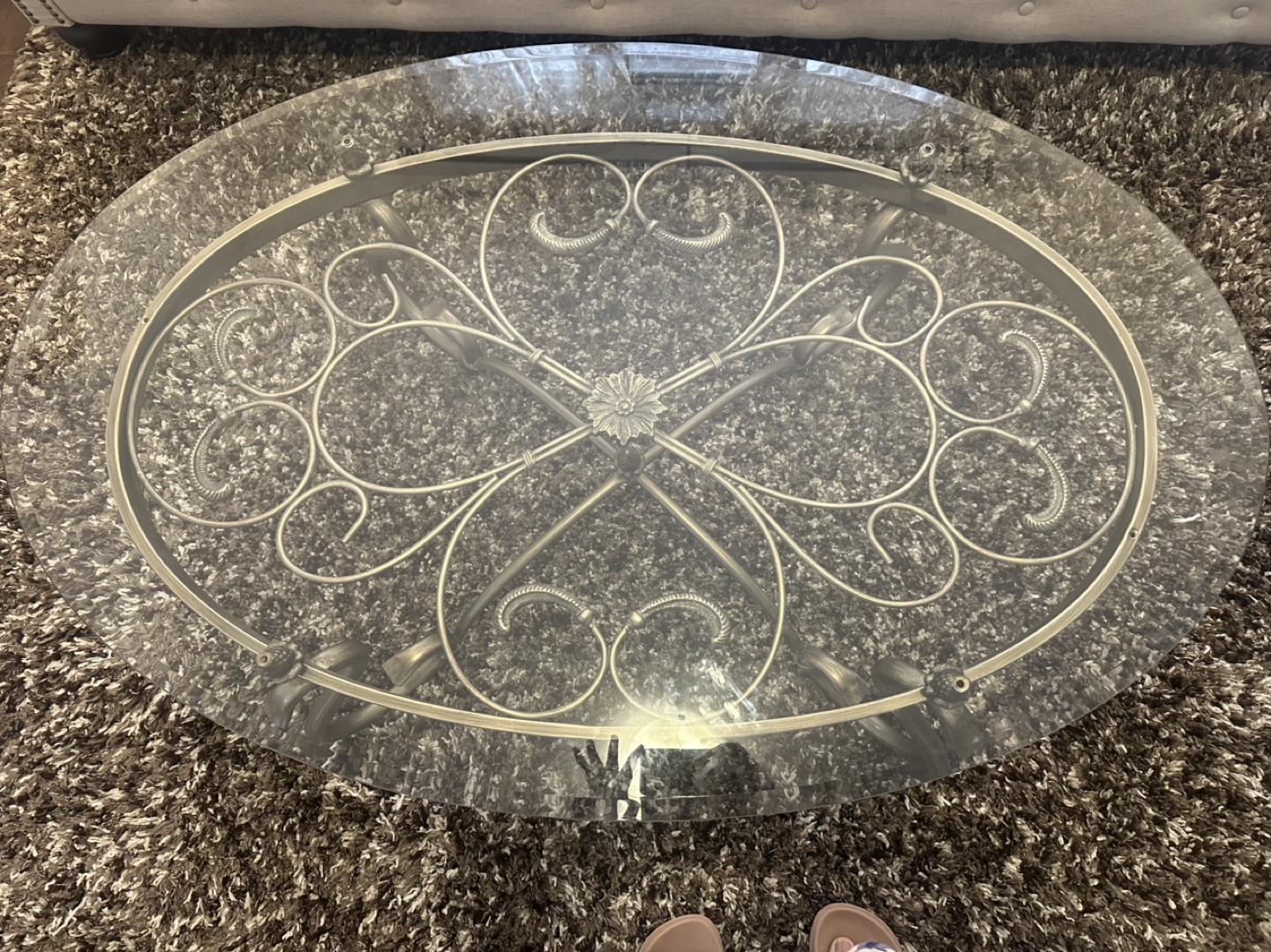 Glass Top Coffee Table and End Table Set - photo 3