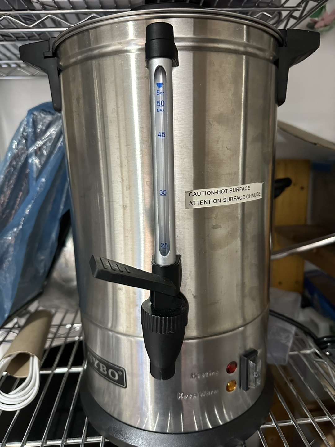 SYBO Electric Coffee Urn - Stainless Steel