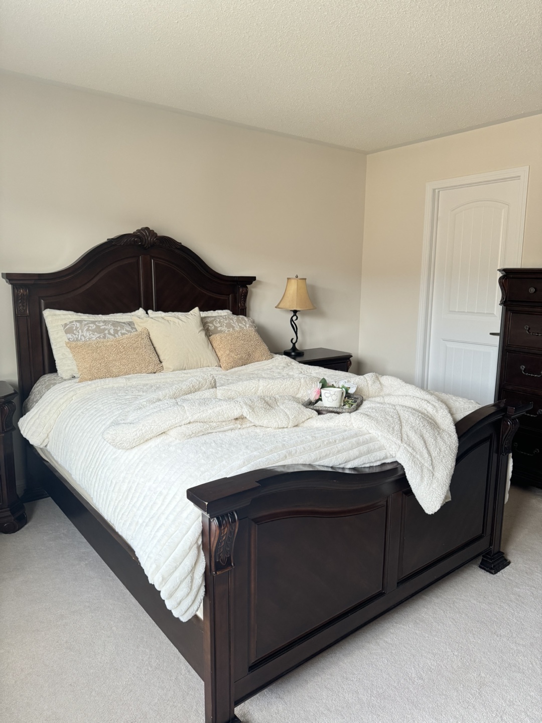 Dark Brown Bedroom Set - Queen Size