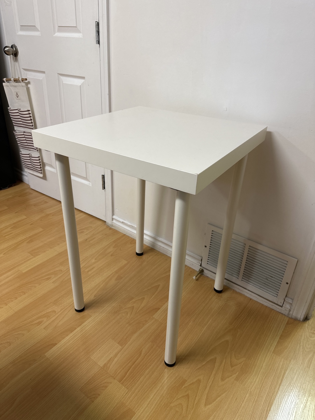 White Small Square Table