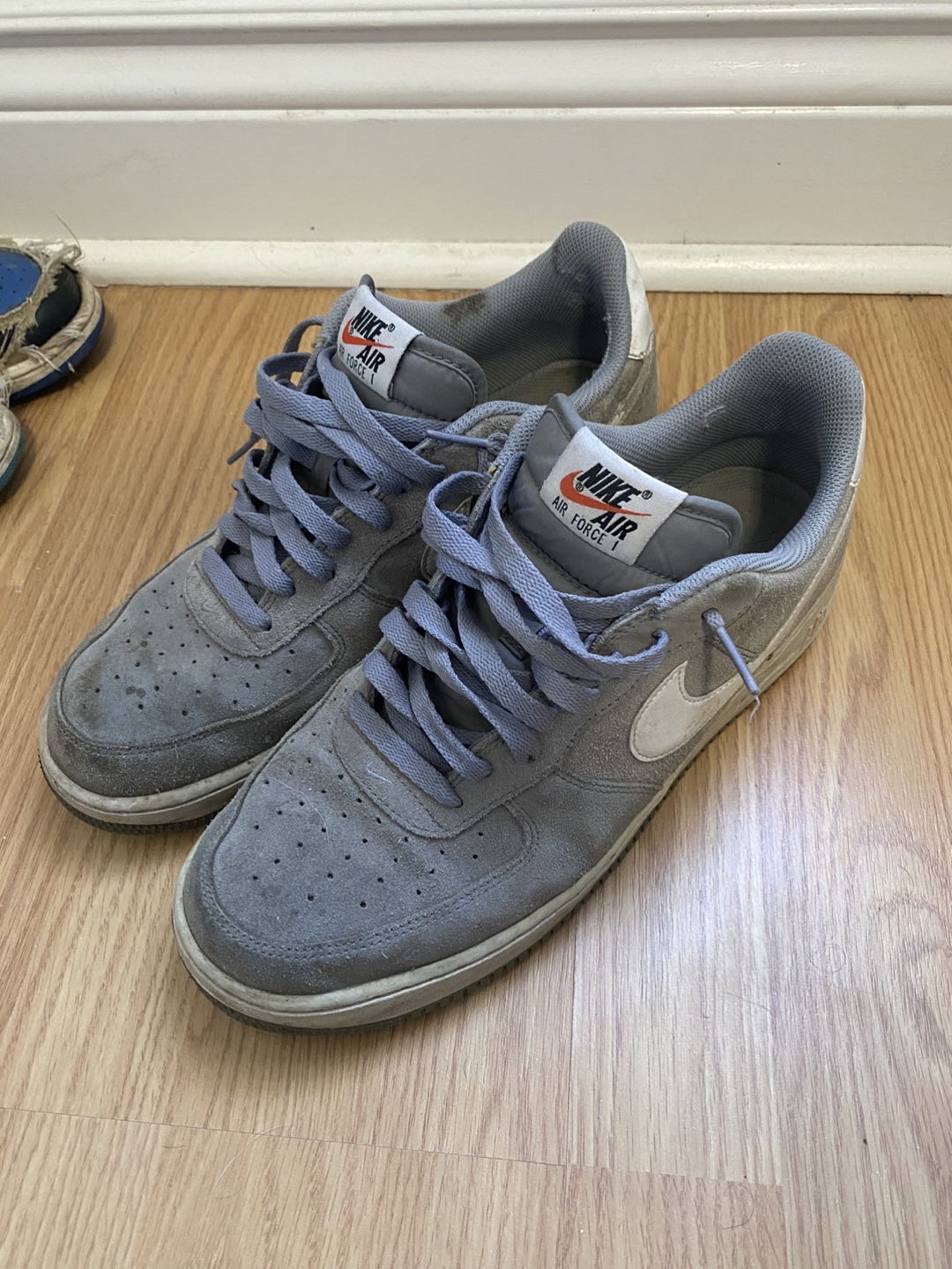 Nike Air Force 1 Low Suede Sneakers - Mens Size 10