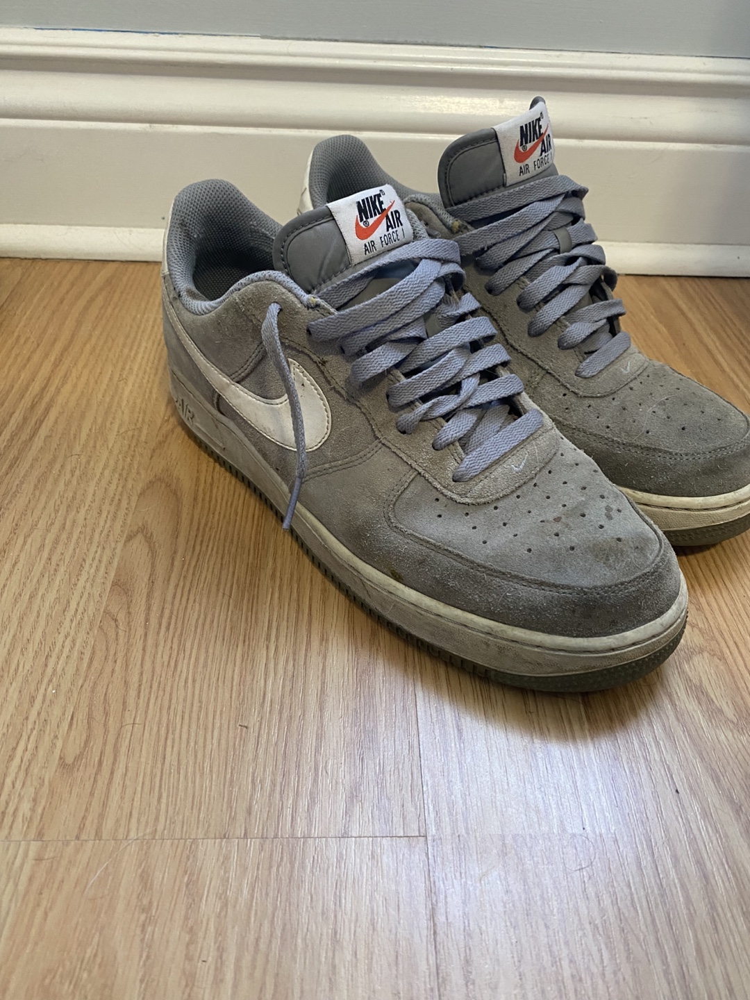 Nike Air Force 1 Low Suede Sneakers - Mens Size 10 - photo 2