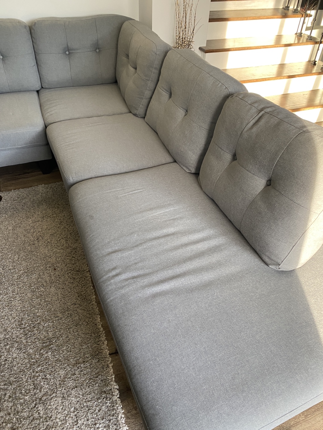Grey Sectional Sofa - photo 2