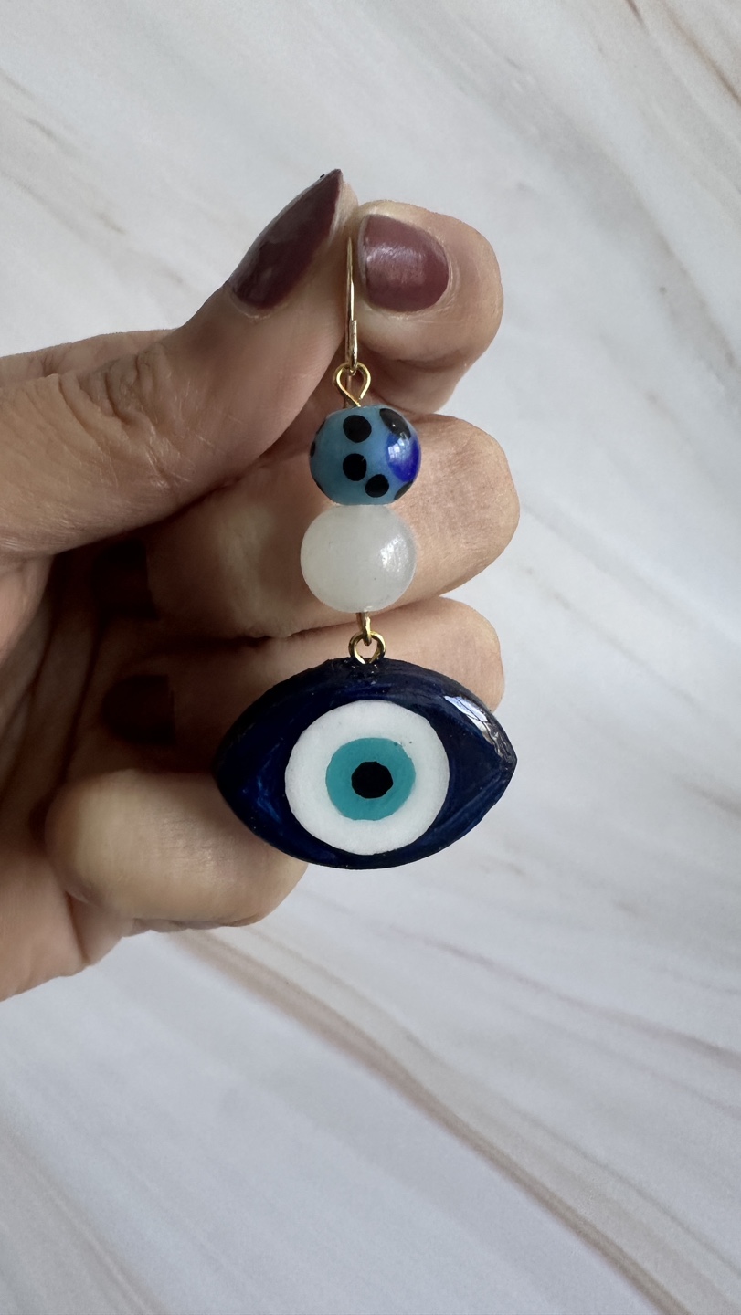 Handmade Evil Eye Earrings by Ritzee - photo 5
