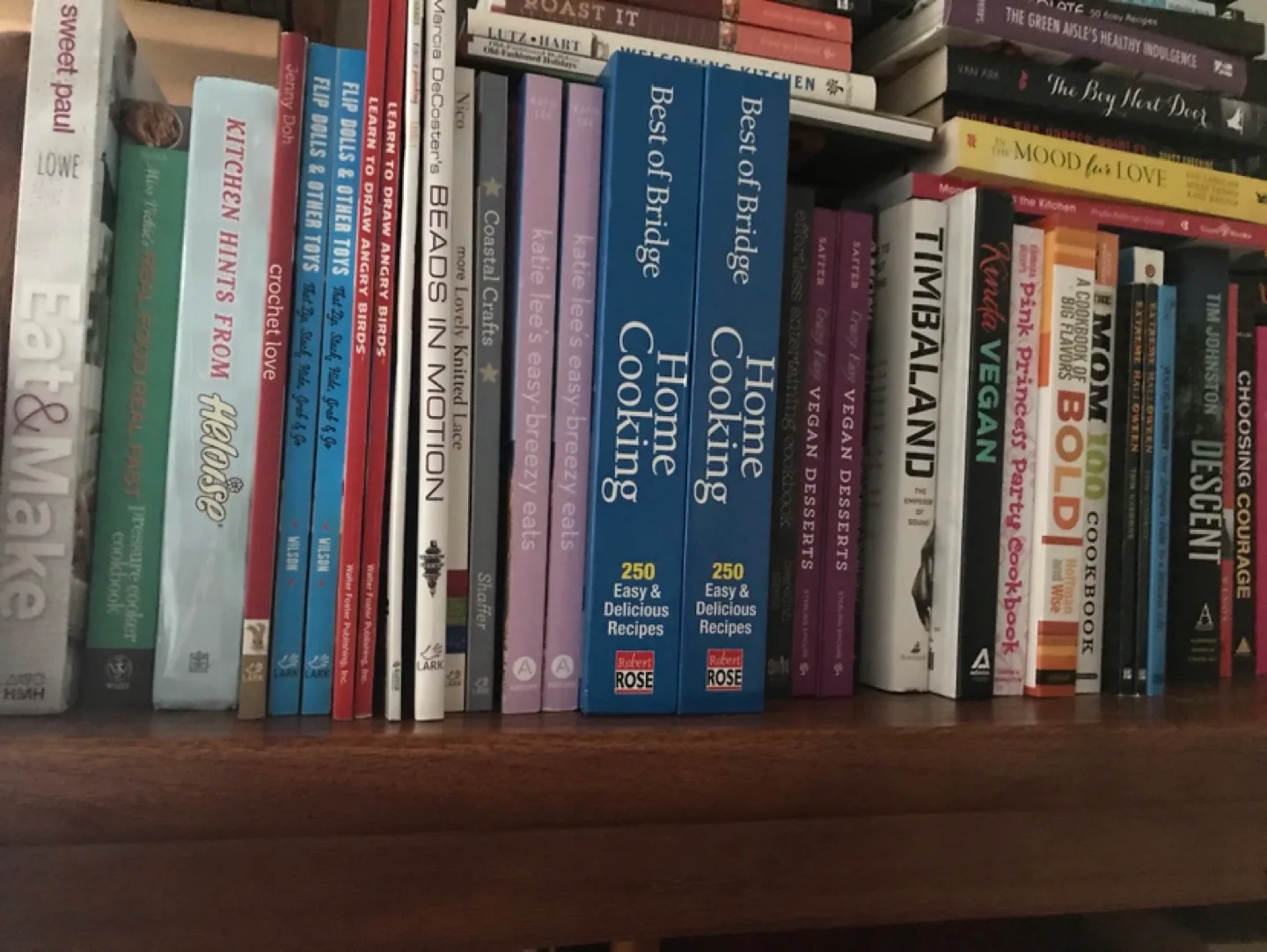 Large Collection of Cookbooks and Novels image indicator(4)