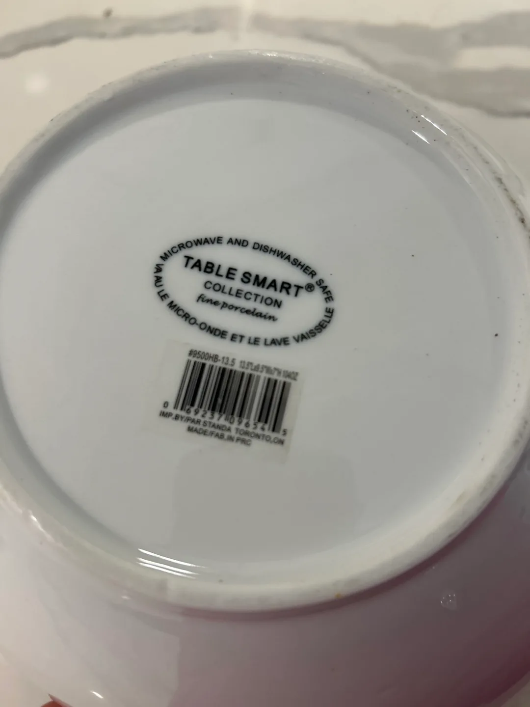 White Ceramic Serving Bowl with Handles image indicator(3)