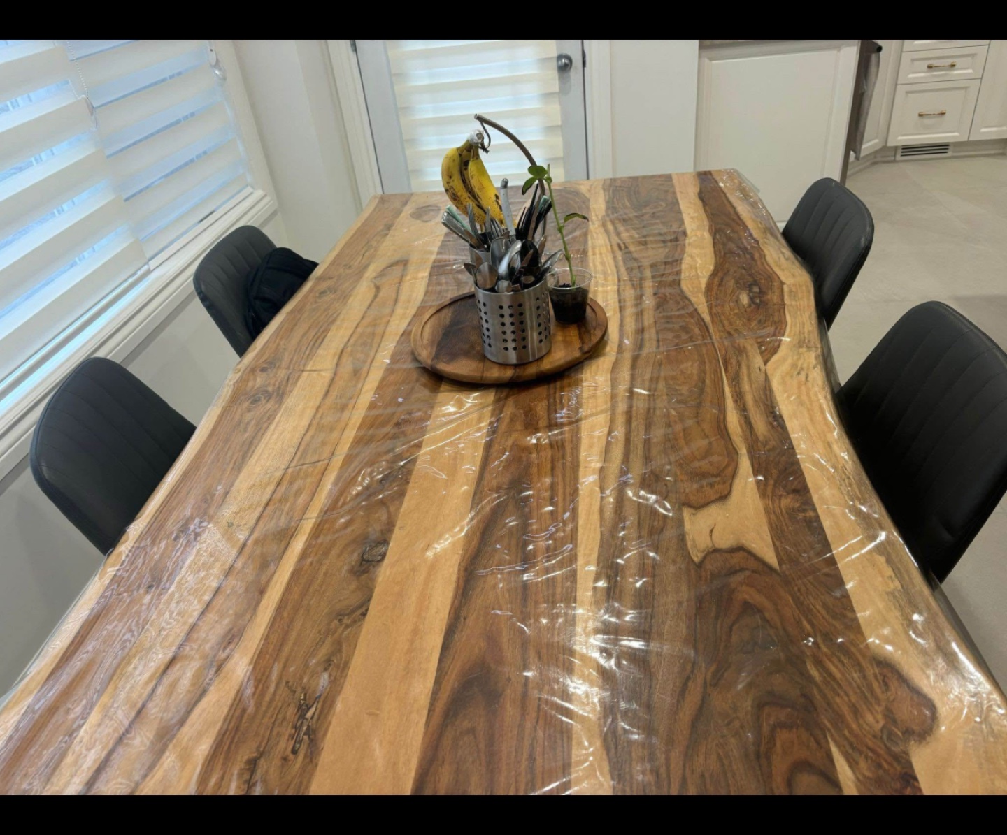 Live Edge Dining Table with Metal Legs - photo 3