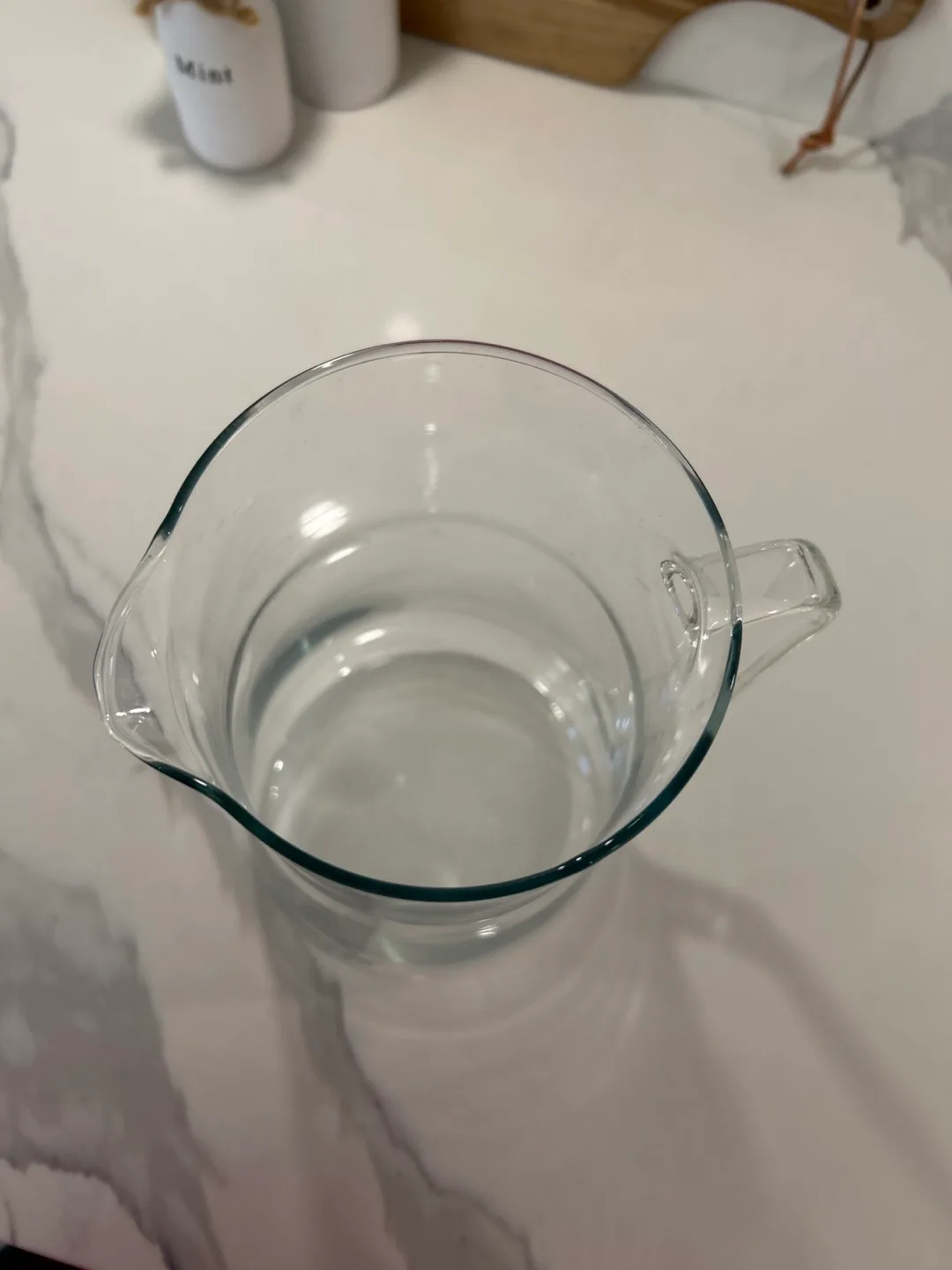 Clear Glass Pitcher image indicator(2)
