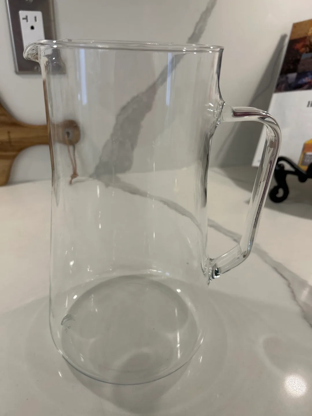 Clear Glass Pitcher image indicator(3)