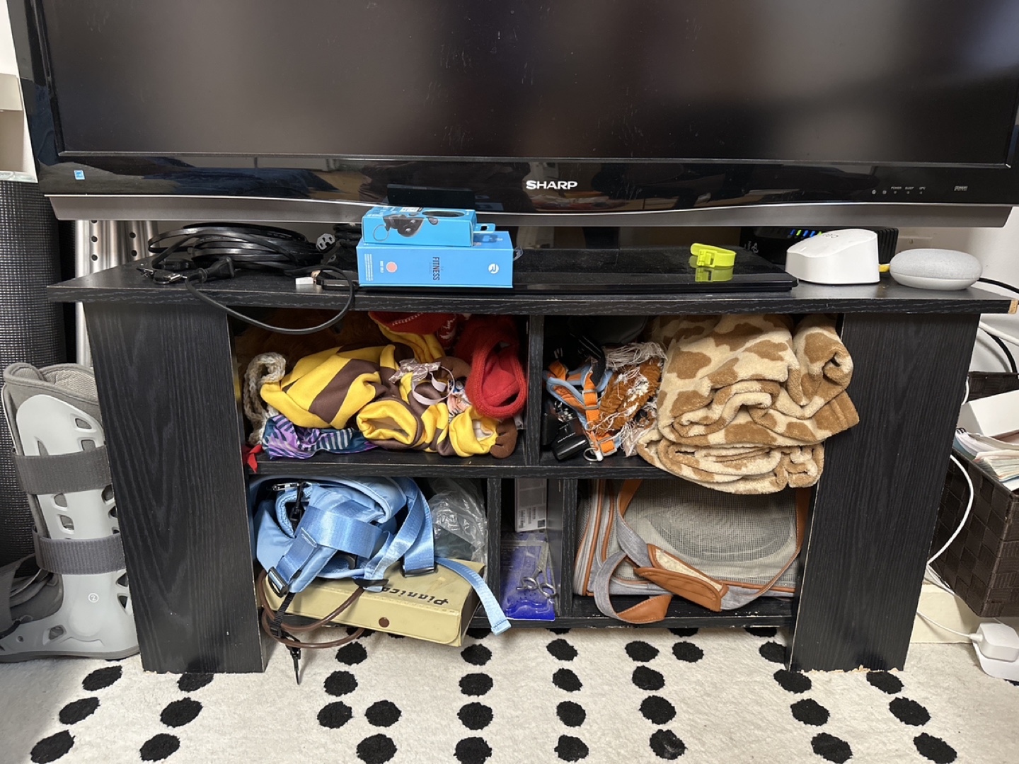 Black TV Stand