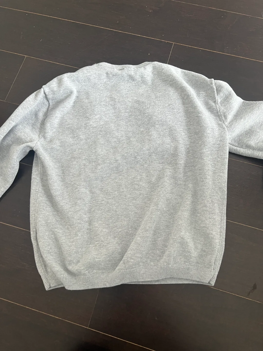 H&M Grey Floral Embroidered Sweater - Size XS image indicator(4)