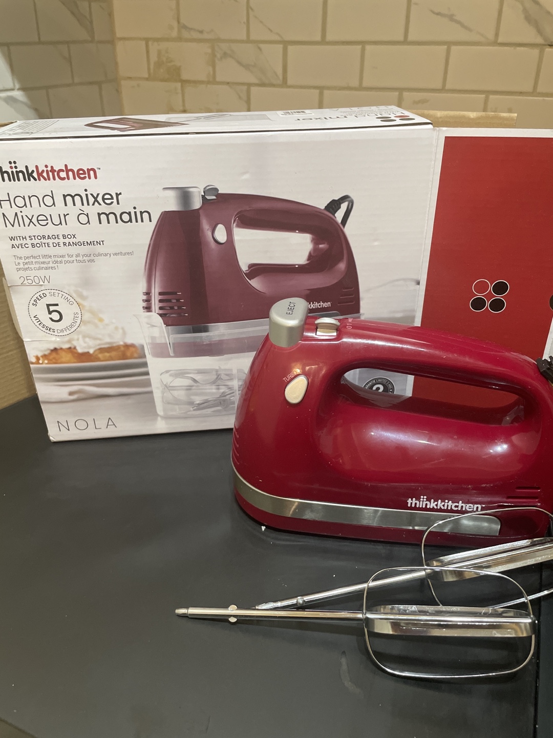 New Thinkkitchen Hand Mixer with Storage Box - photo 3