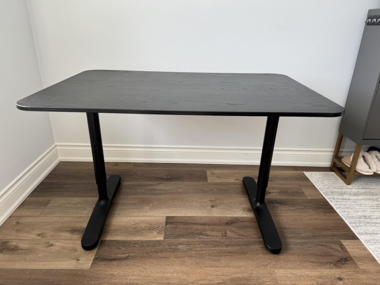 Black Desk - Adjustable Height