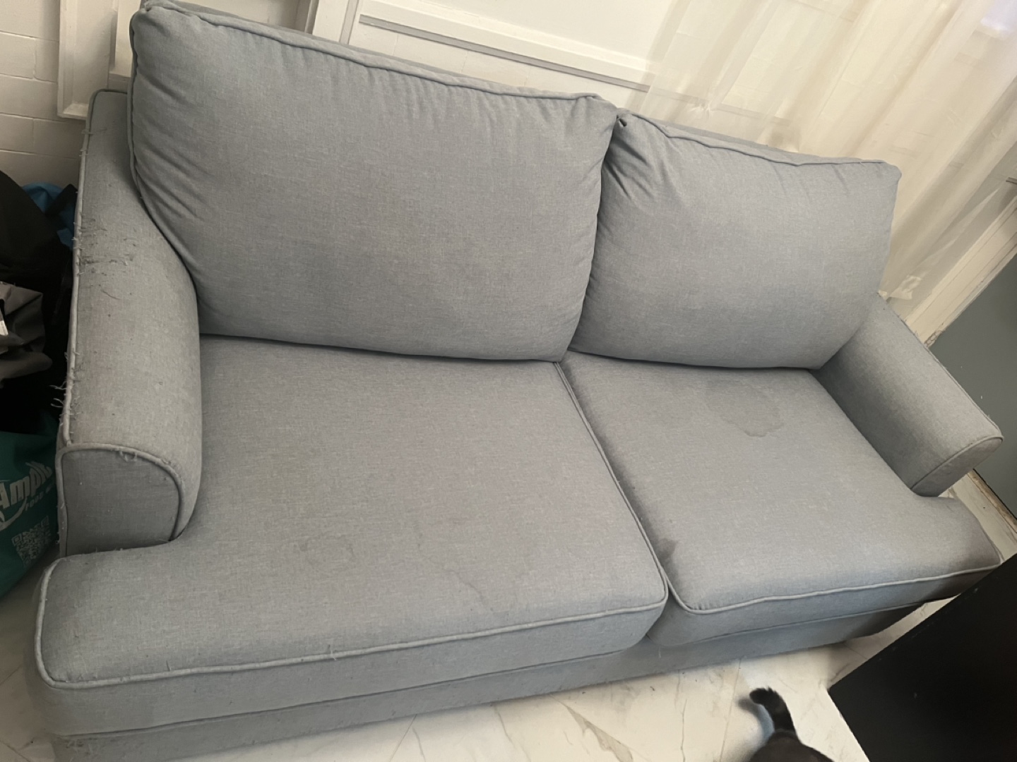 Used Grey Sofa Bed