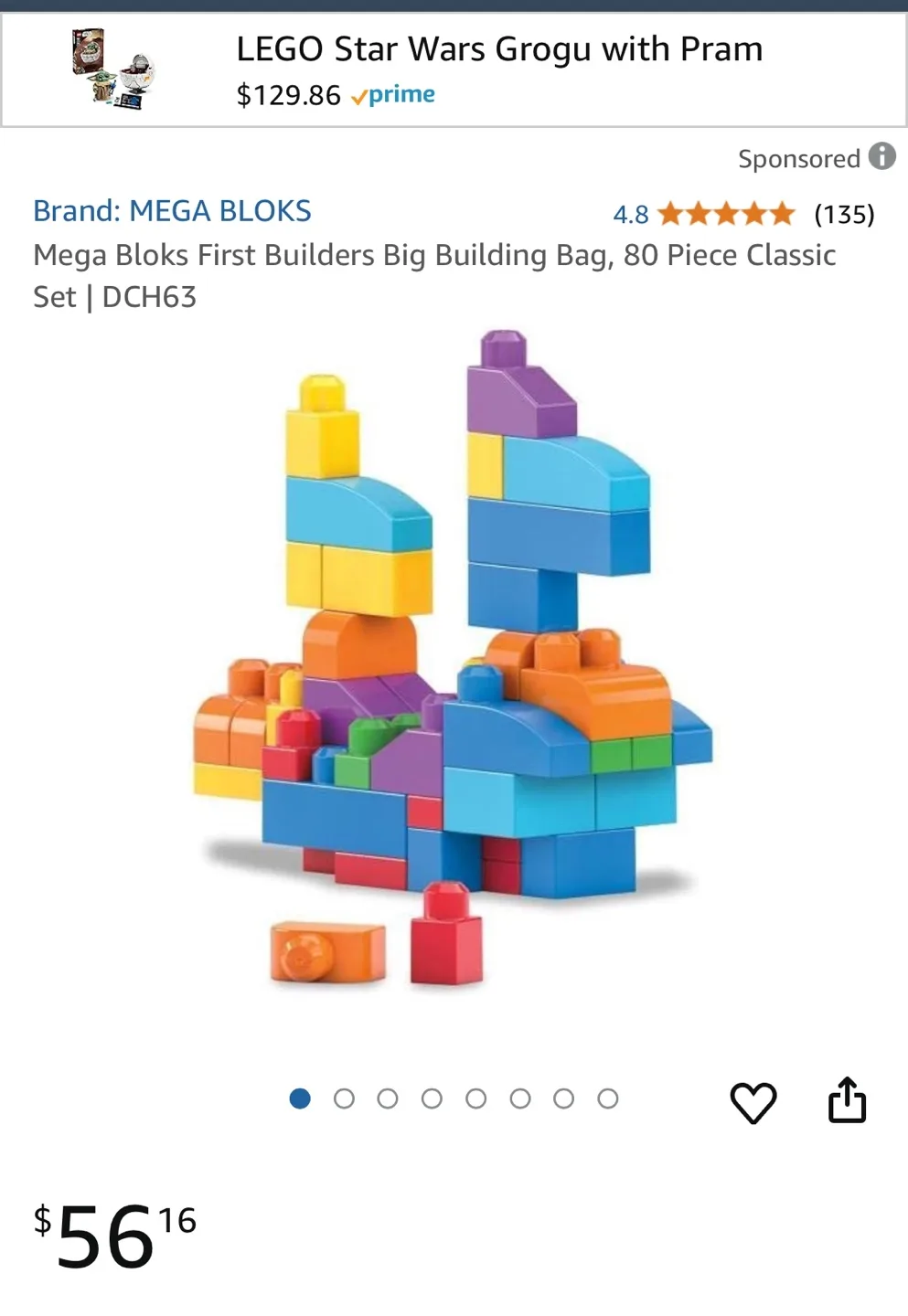‼️Moving sale ‼️Mega Bloks Big Building Bag image indicator(6)