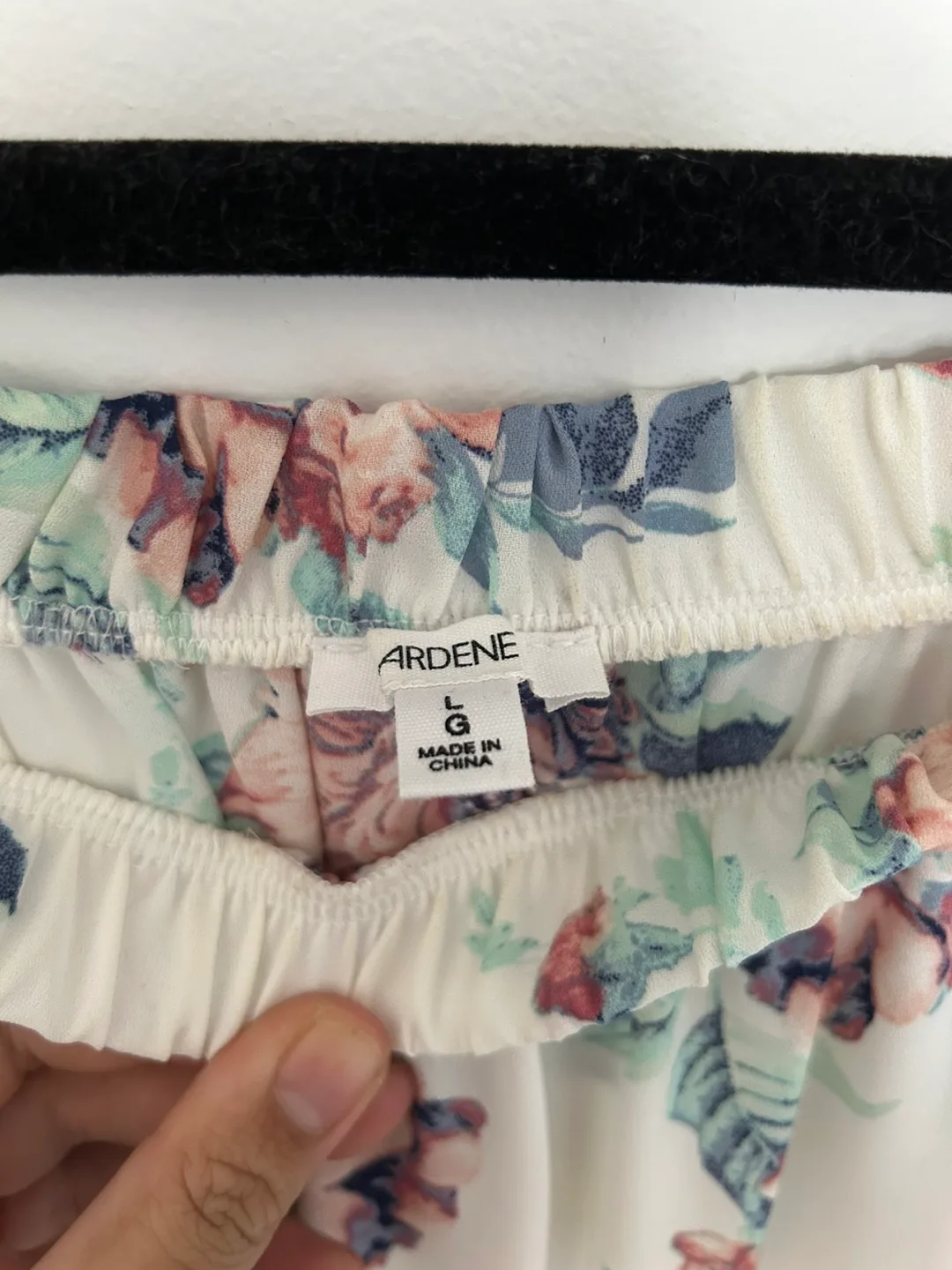 ARDENE Floral Off-the-Shoulder Mini Dress - Size Large image indicator(2)