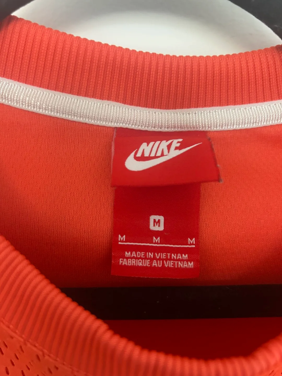 Nike Women's Medium Orange Mesh T-Shirt Dress image indicator(3)