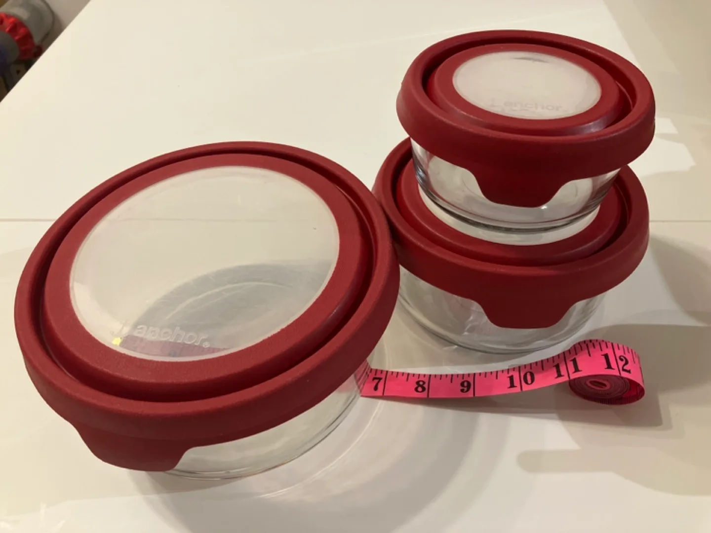 Anchor Hocking True Seal Glass Containers with Lids - Set of 3 image indicator(2)