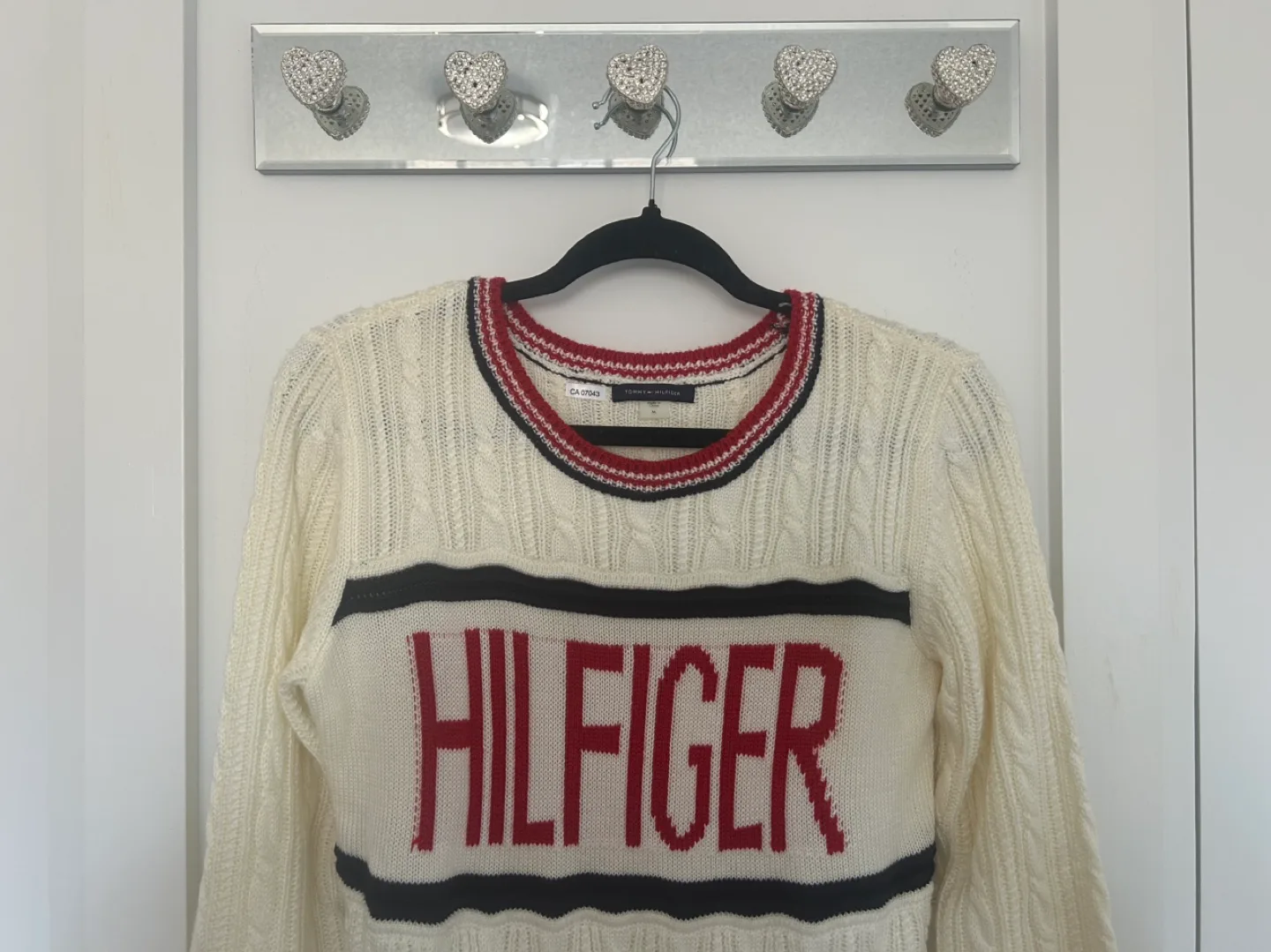 Tommy Hilfiger Cream Knit Sweater Dress image indicator(2)