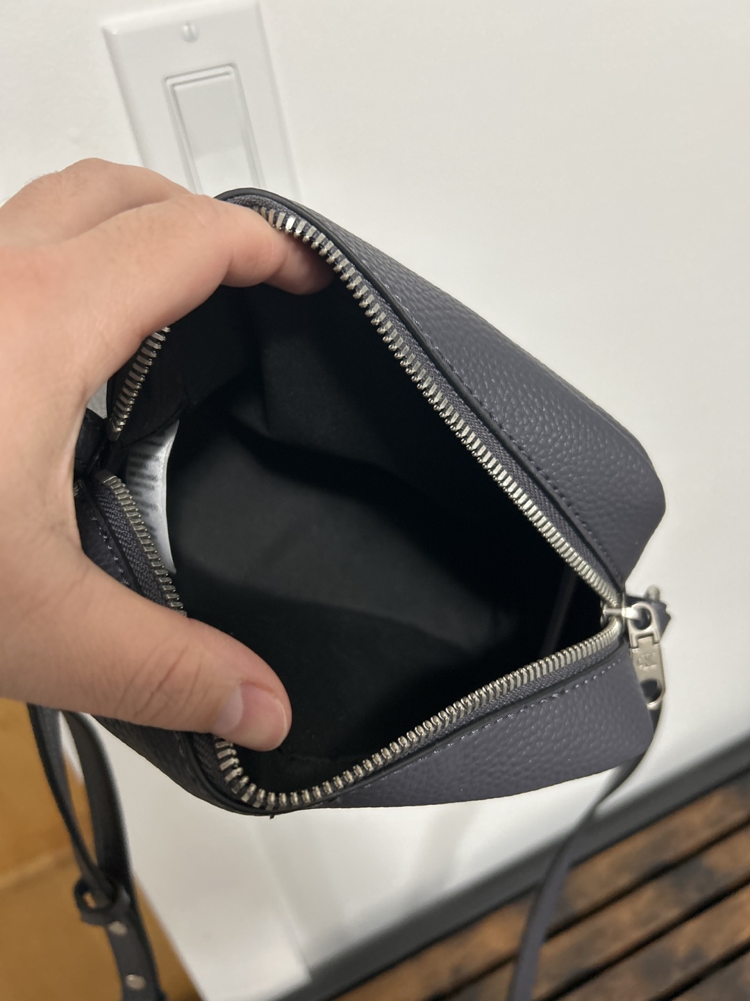 Calvin Klein Grey-Blue Crossbody Bag - photo 3