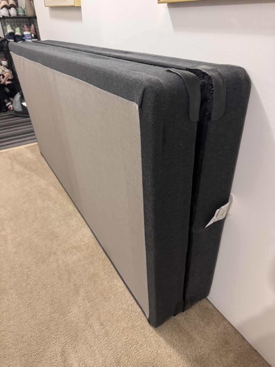 King Size Box Spring or 2 twin size boxspring