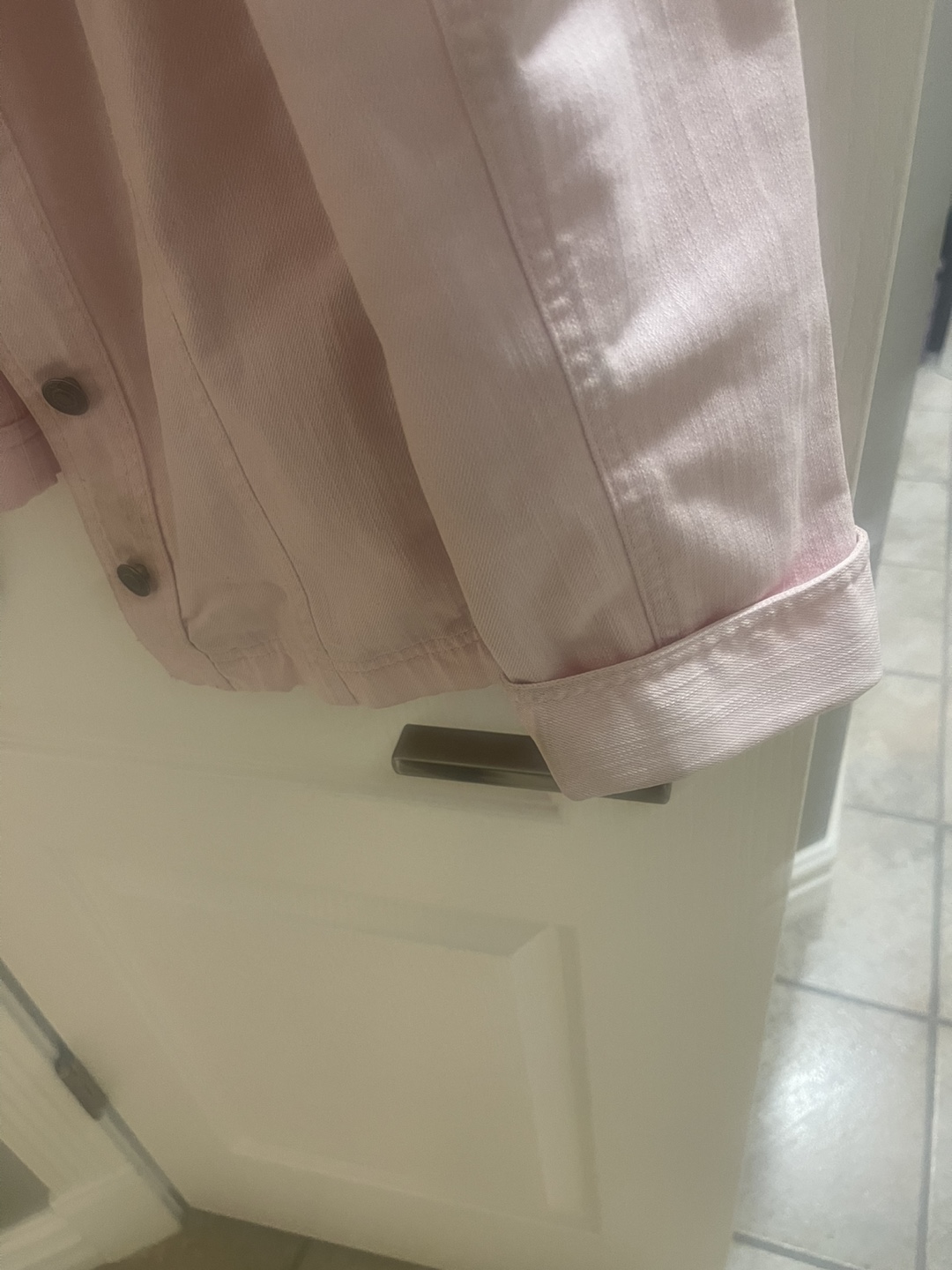 Pink Denim Jacket - Size LP - photo 3