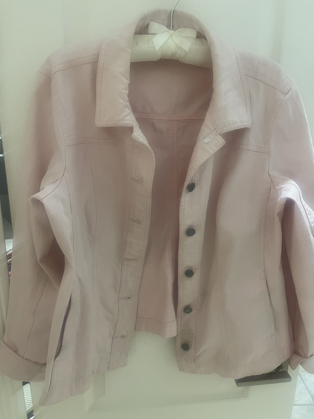 Pink Denim Jacket - Size LP - photo 2
