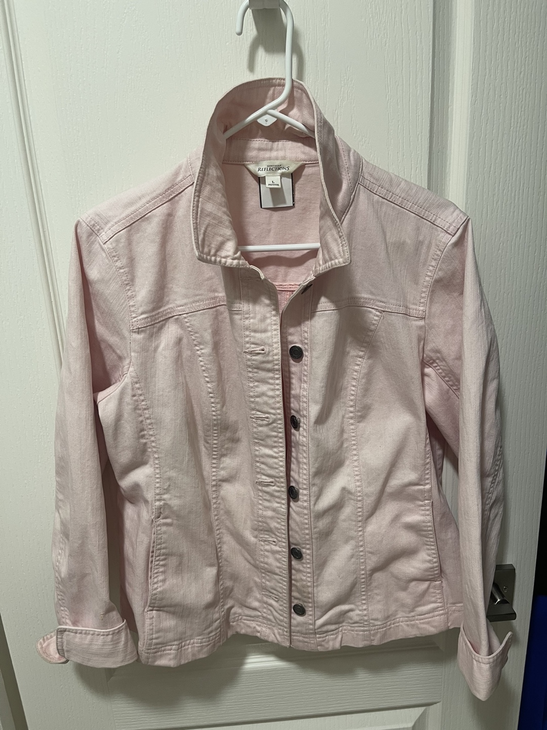 Pink Denim Jacket - Size LP