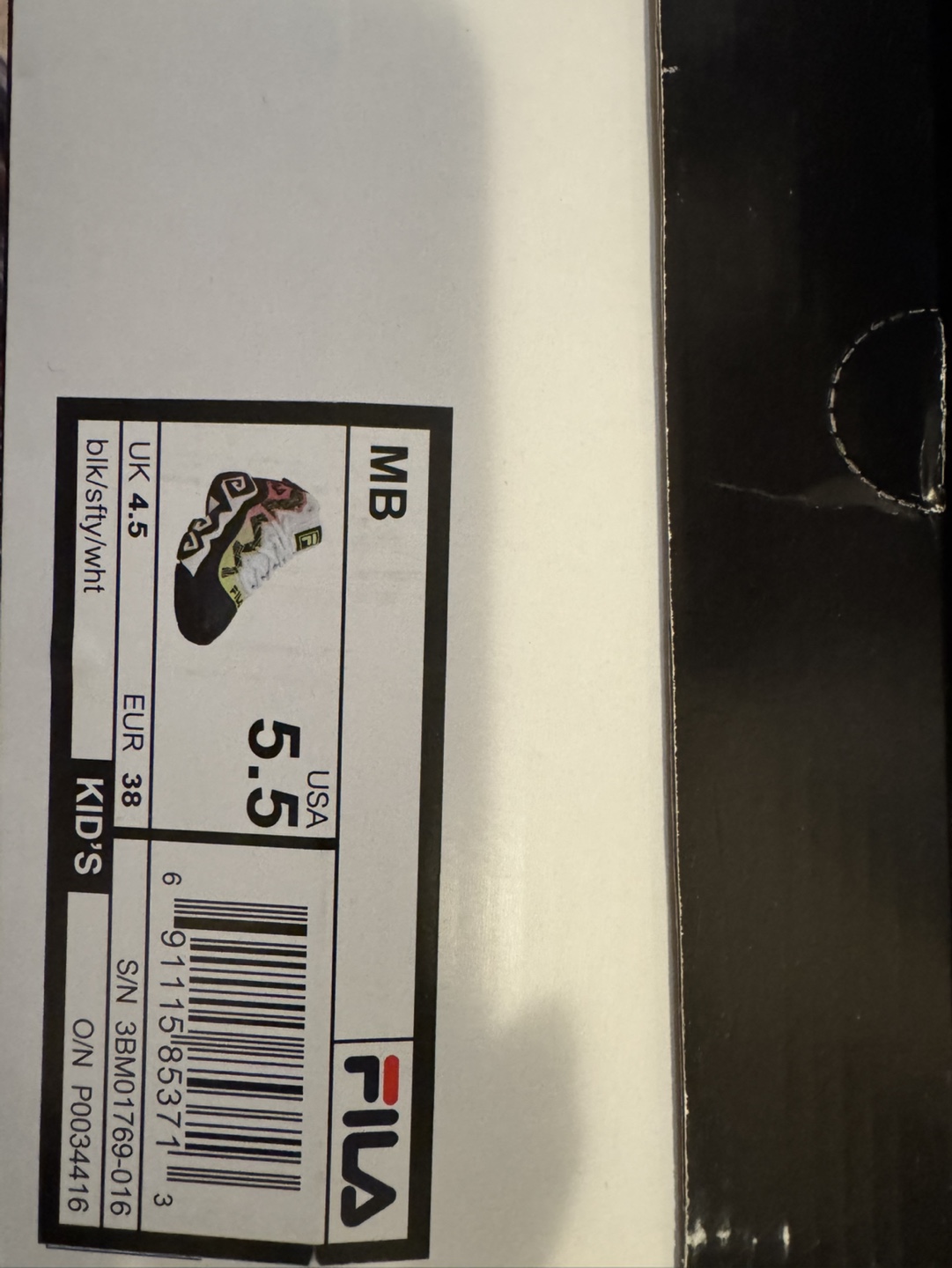 Fila Kids' Grant Hill 2 Sneakers - Size 5.5 - photo 3