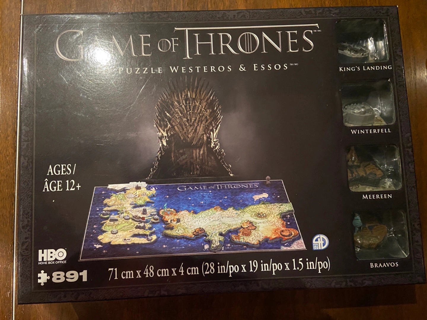 Game of Thrones 3D Puzzle Westeros & Essos Karrot