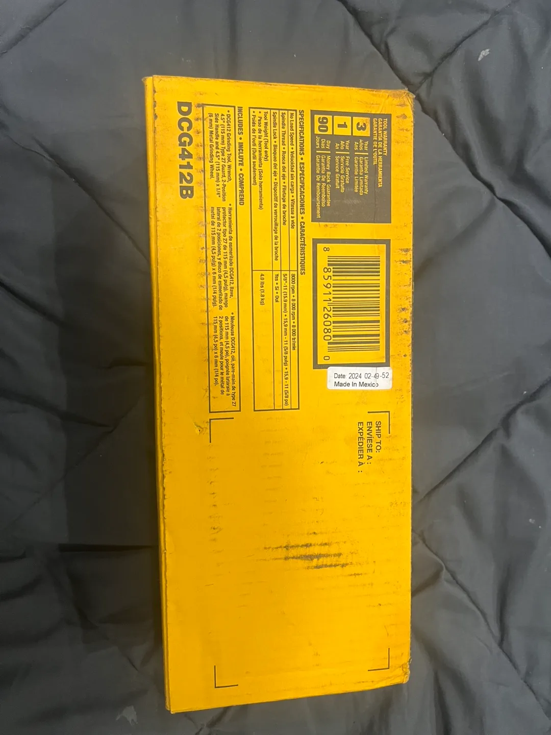 Dewalt 20V Max 4-1/2-Inch Grinder Kit image indicator(3)