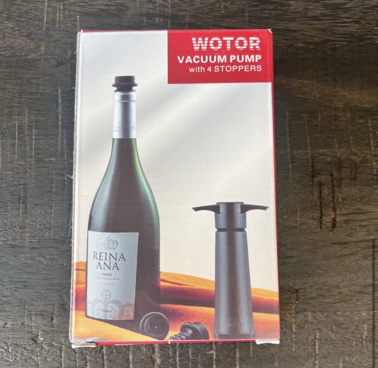 Rotor Vacuum Wine Pump with 4 Stoppers - photo 5