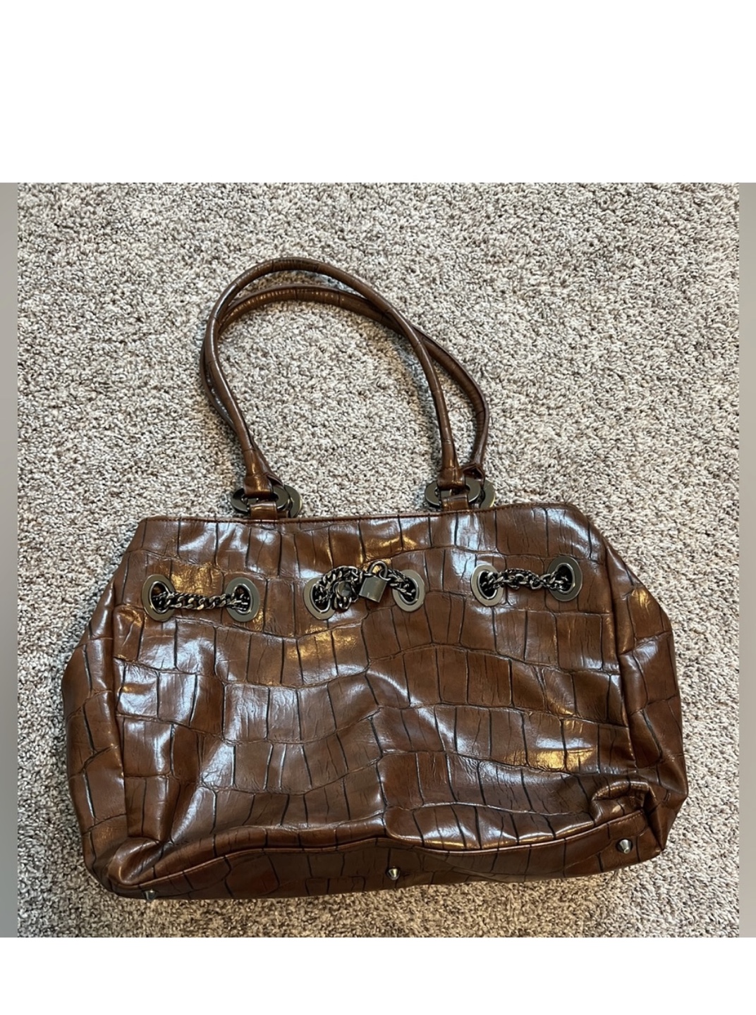 Red Carpet Collection - large brown leather tote - photo 4