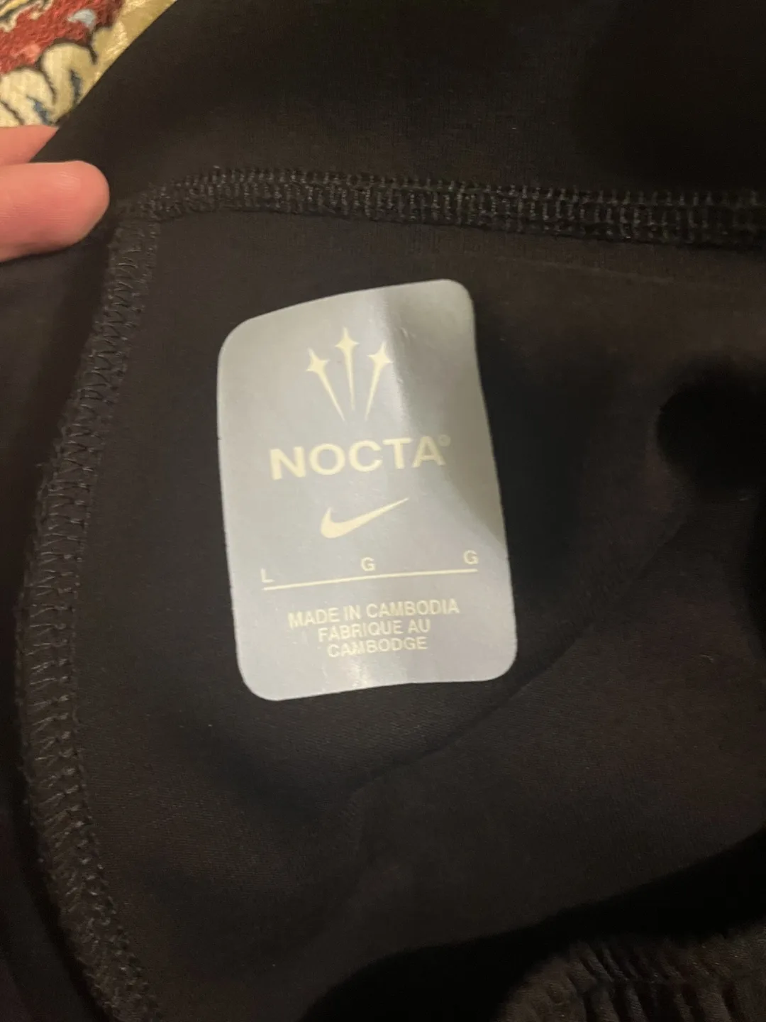 NOCTA Men's Size Large Black Fleece Tracksuit image indicator(4)